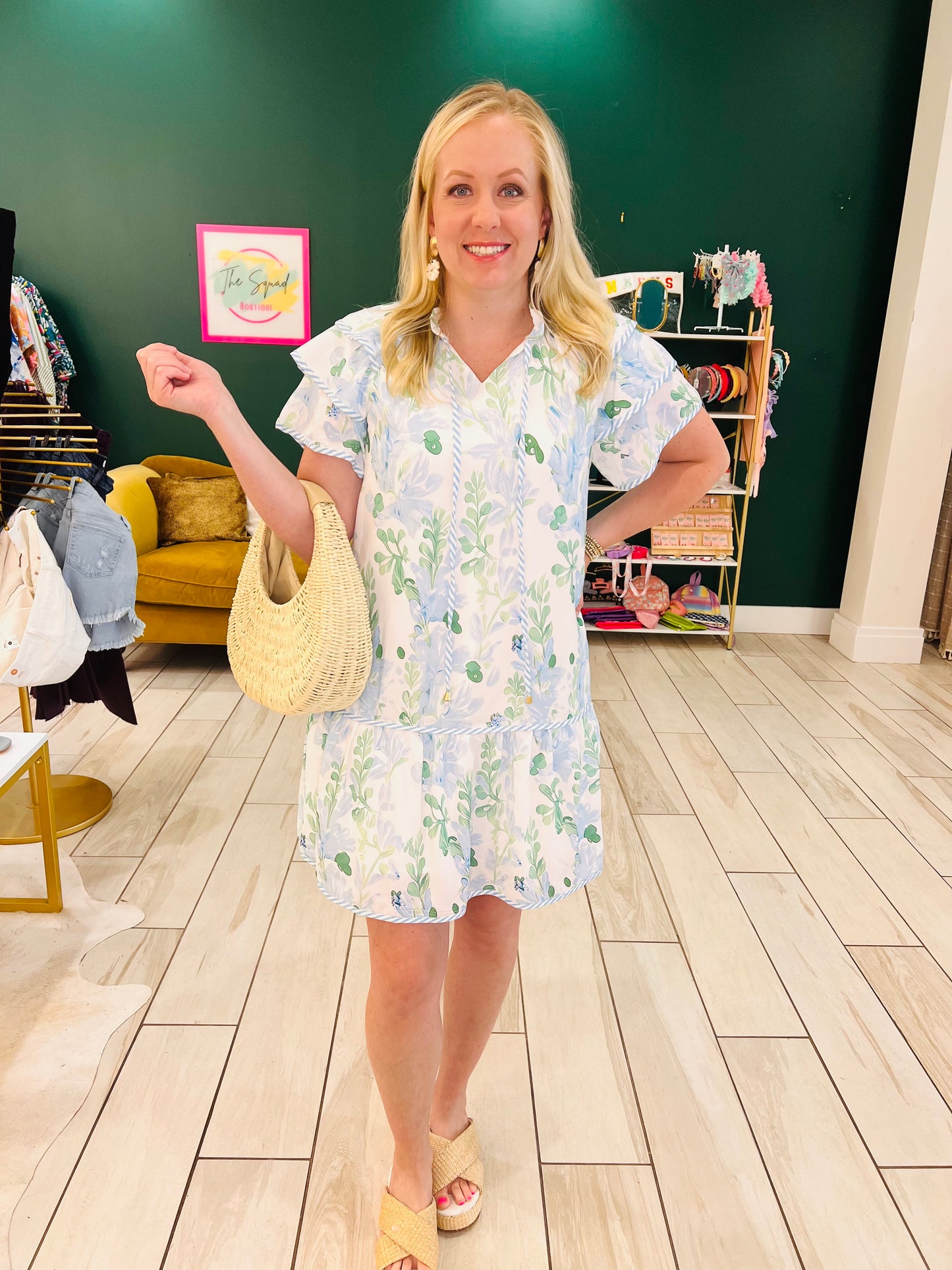 The Claire dress - blue