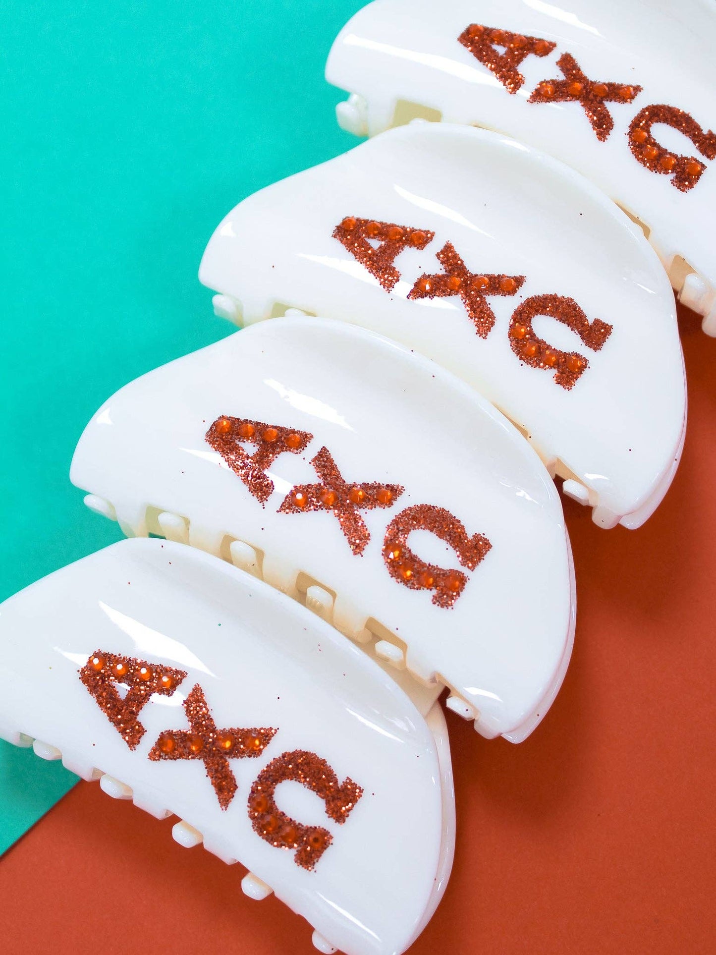 Girl On the Go Hair Claw Sorority Clip: ALPHA OMICRON PI