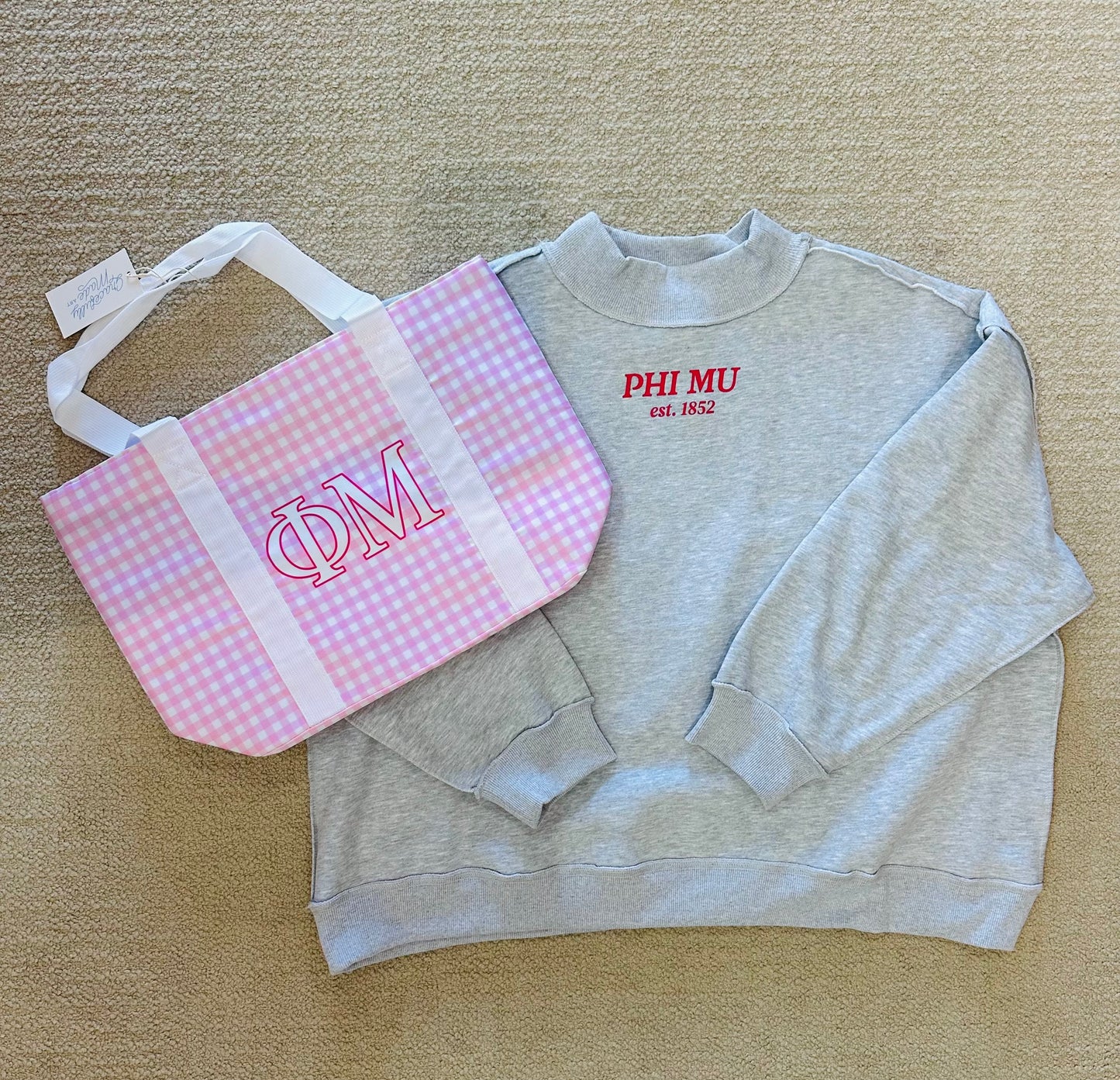Phi Mu Tote Bag, Sorority