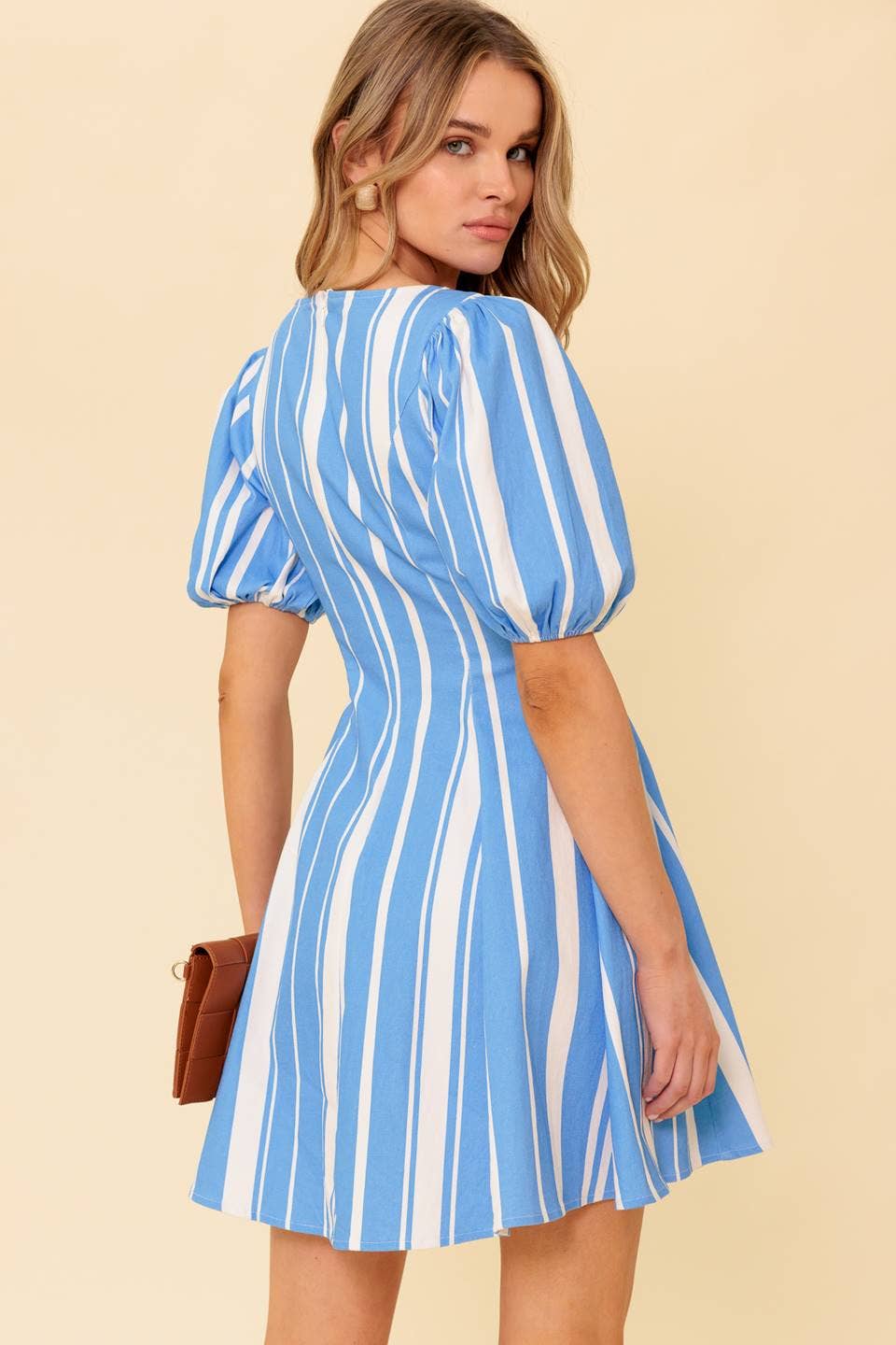 Flying Tomato striped mini dress
