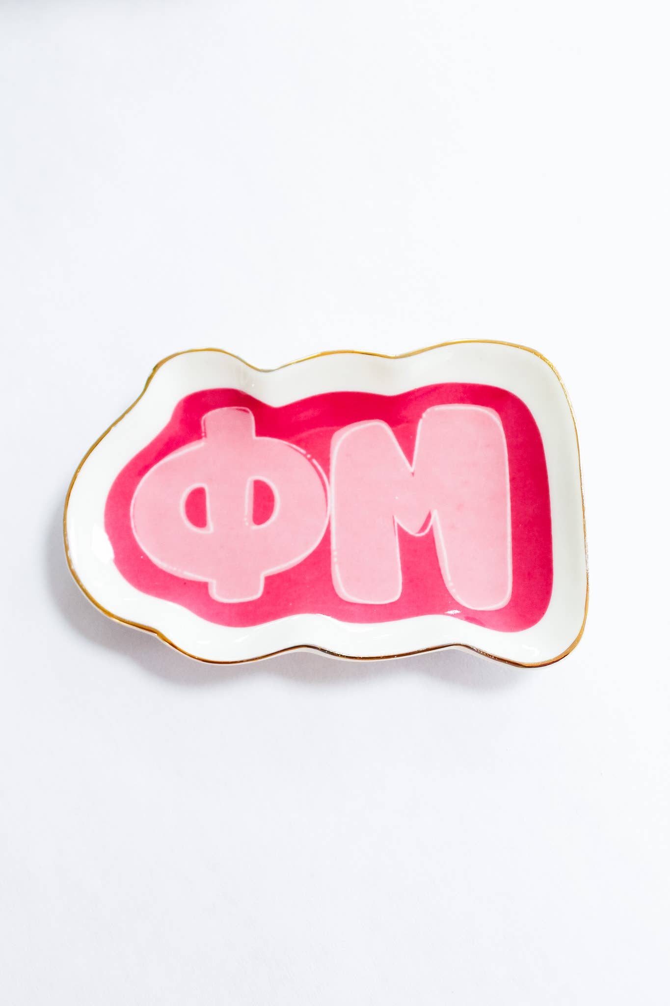 Phi Mu Sorority Trinket Tray