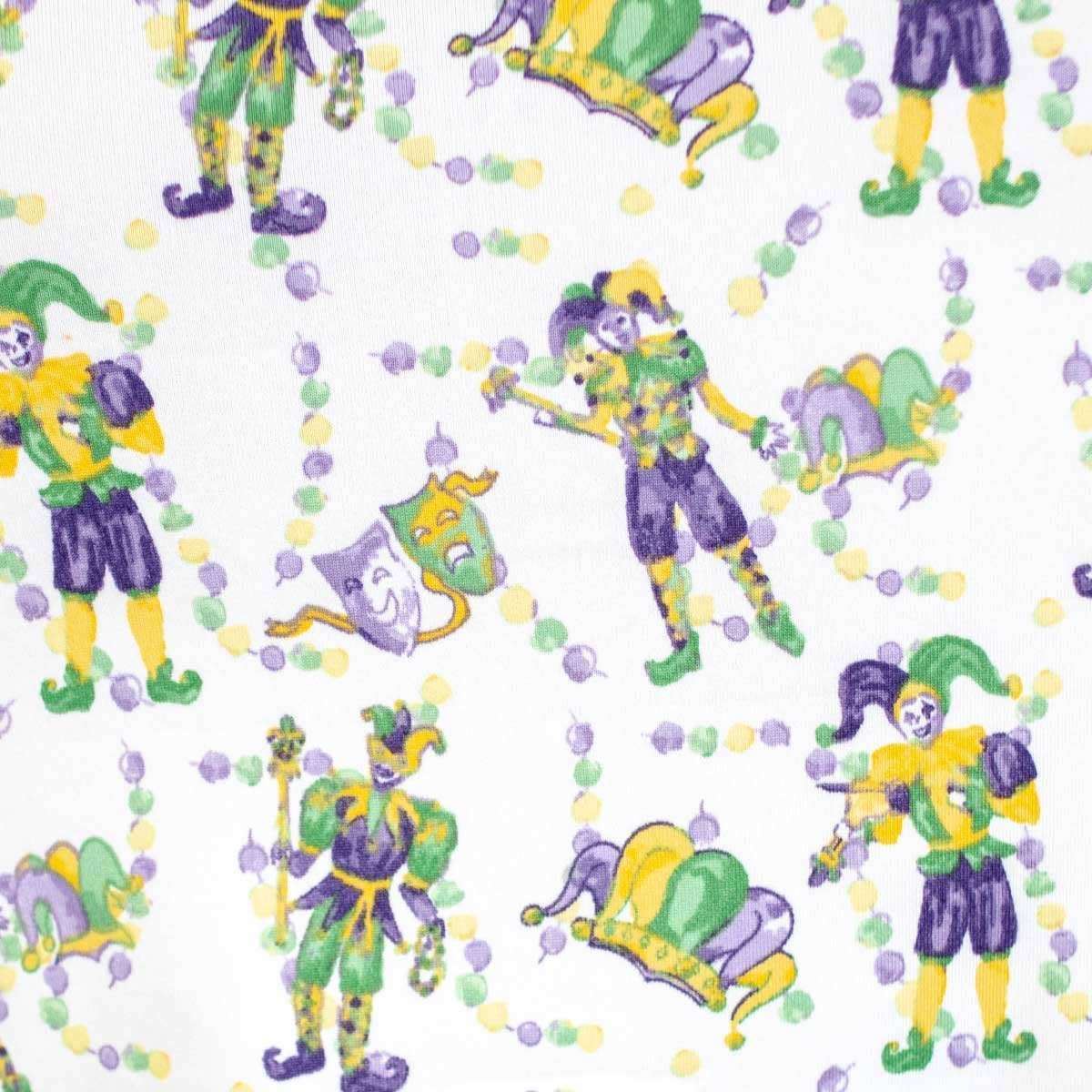 Kid's Mardi Jester Long Sleeve Pajamas - 3T