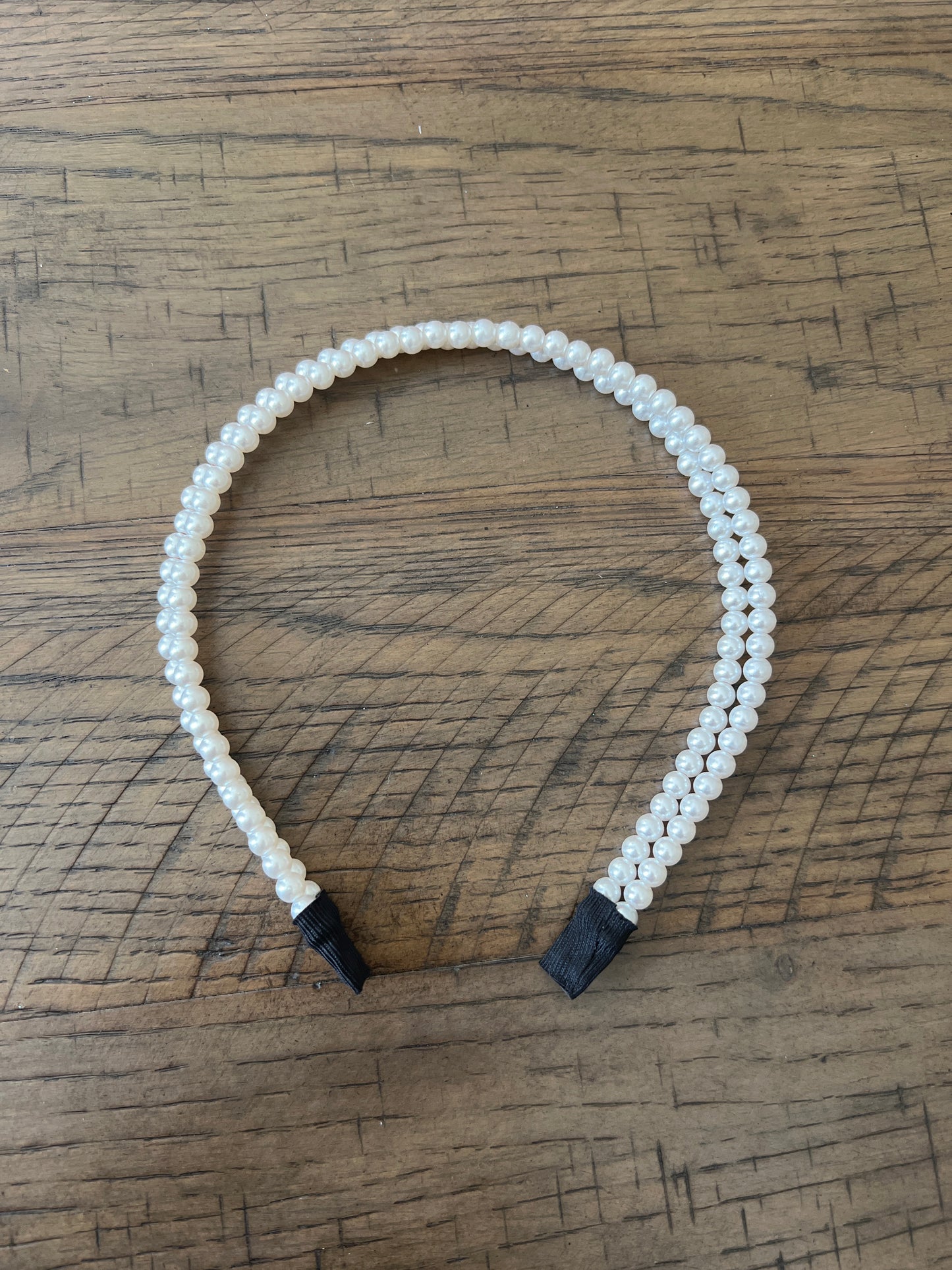 Pearl double headband