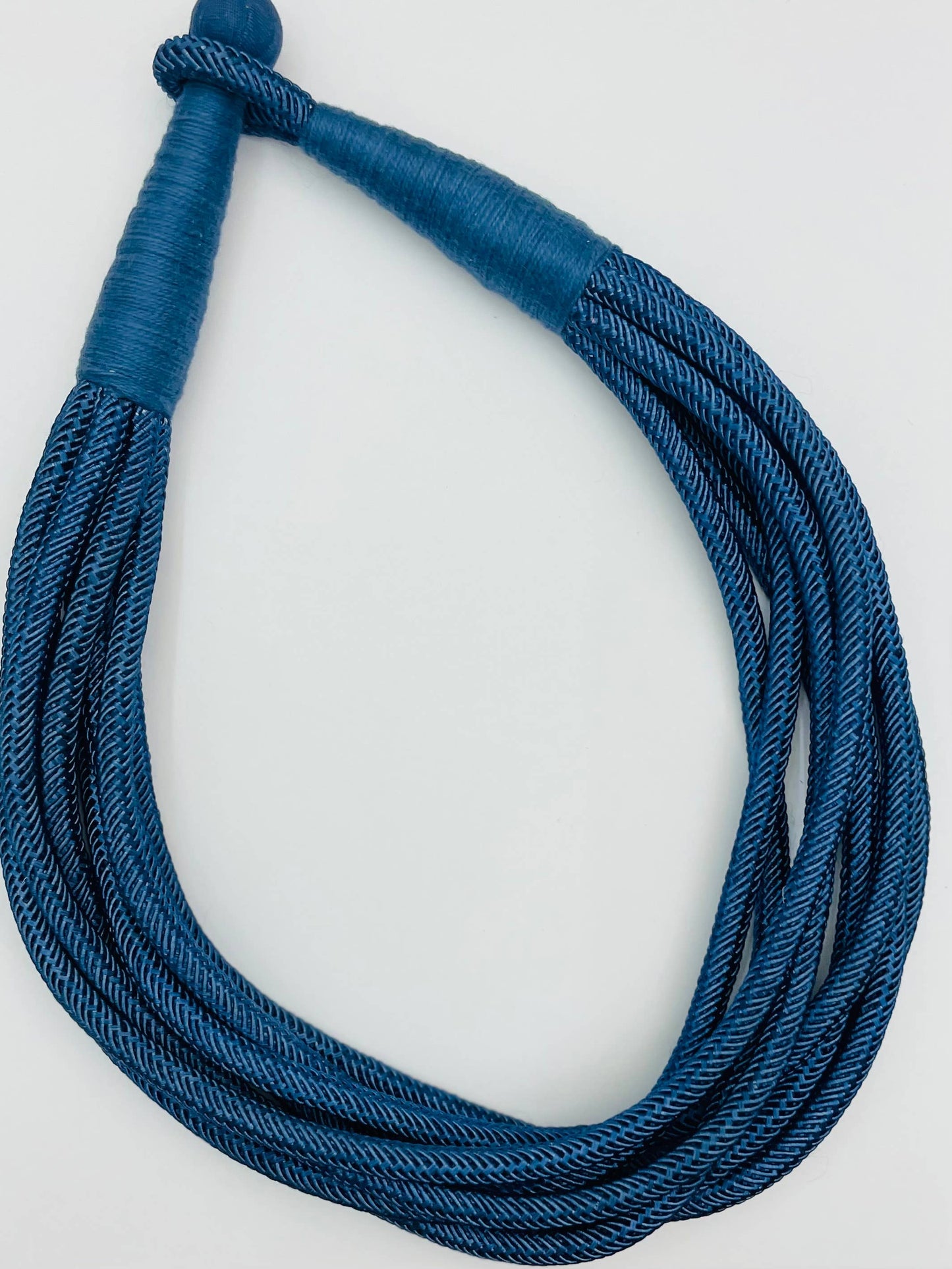 "Original" Slub 8-Strand Necklace (navy)