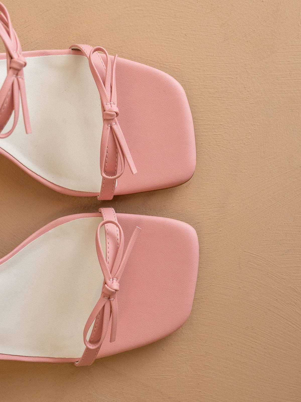 The Wendy | Pink Double Strap Bow Heels: PINK