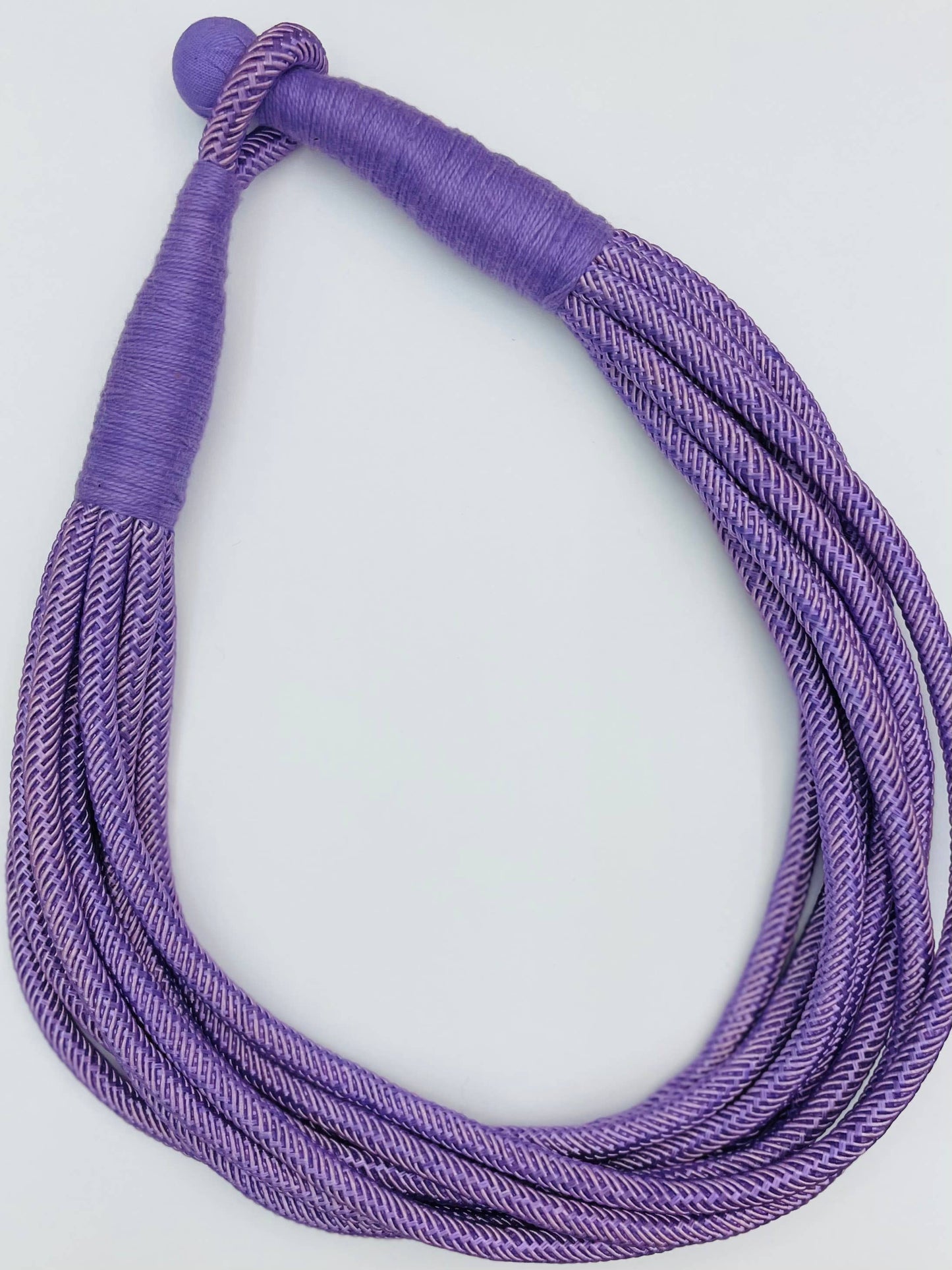 "Original" Slub 8-Strand Necklace (lilac)