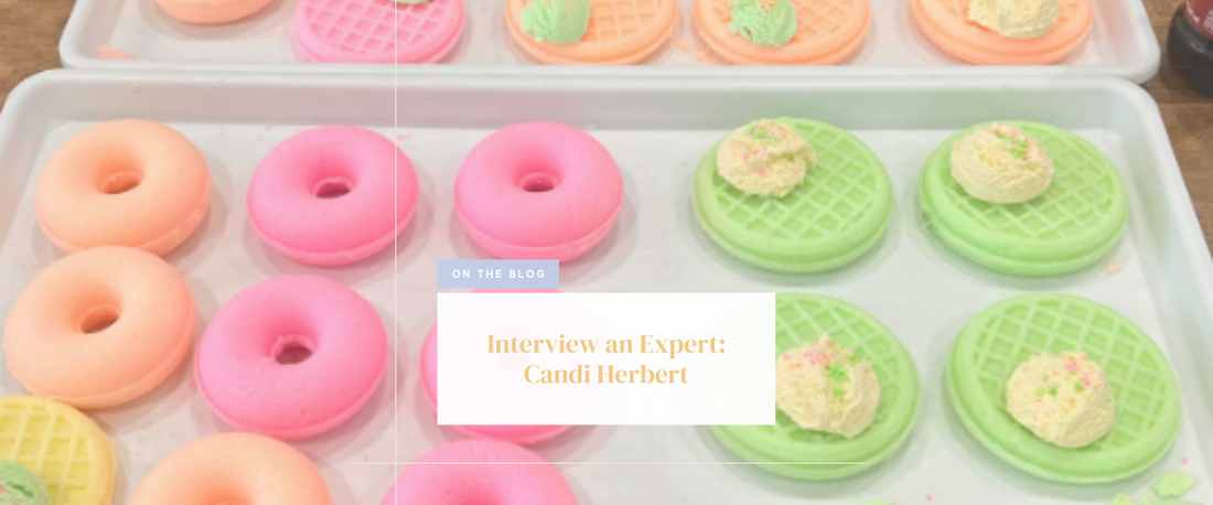 blog title graphic for interview an expert with candi herbert of magnolia soap in mobile alabama