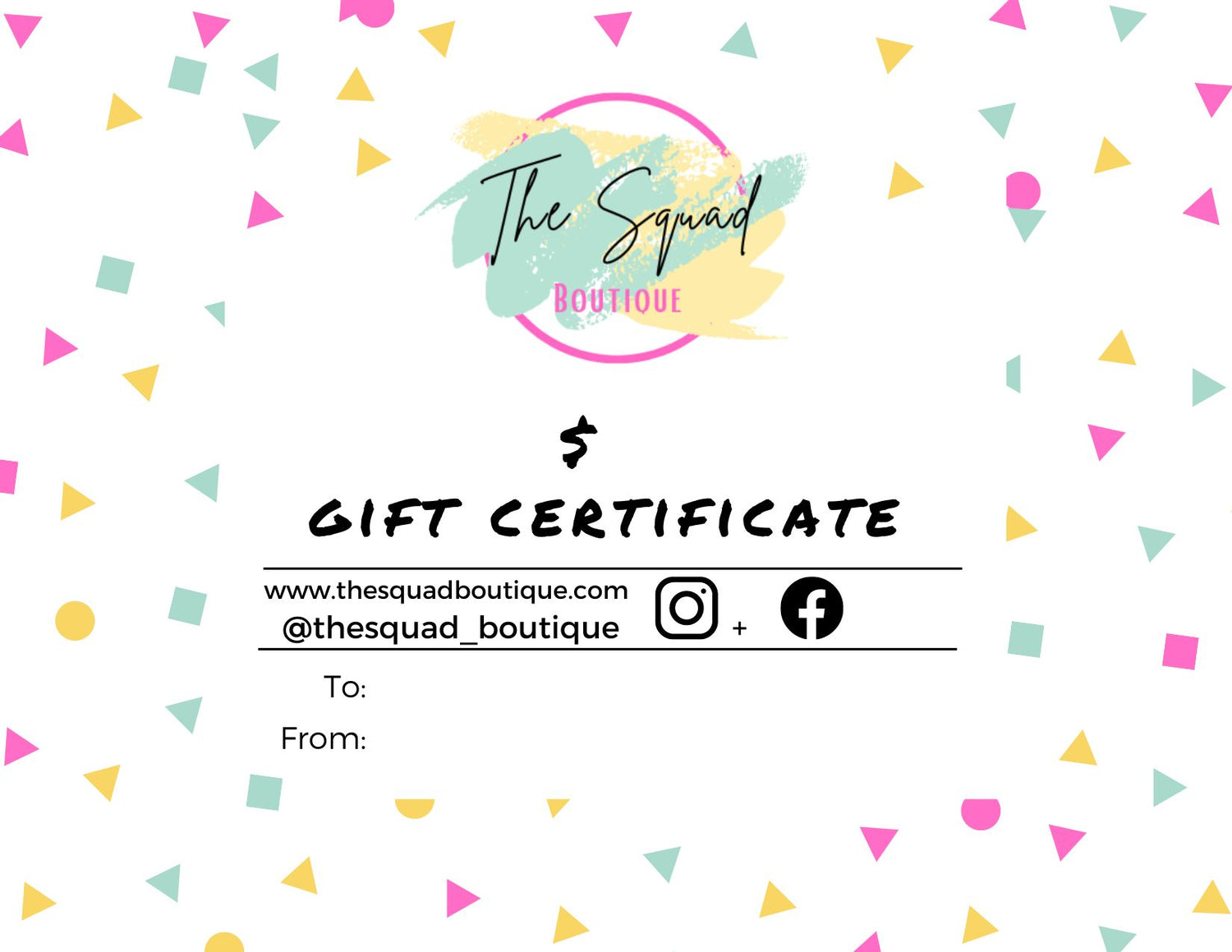 Gift Certificates