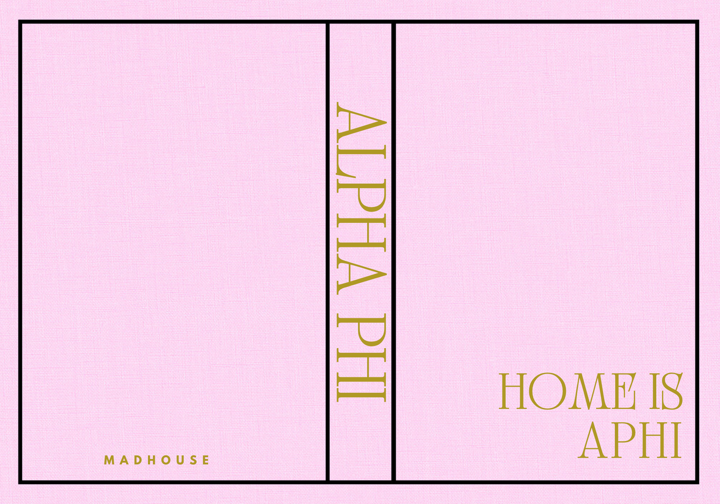 Sorority Keepsake Book Boxes 2026: Alpha Omicron Pi Pink