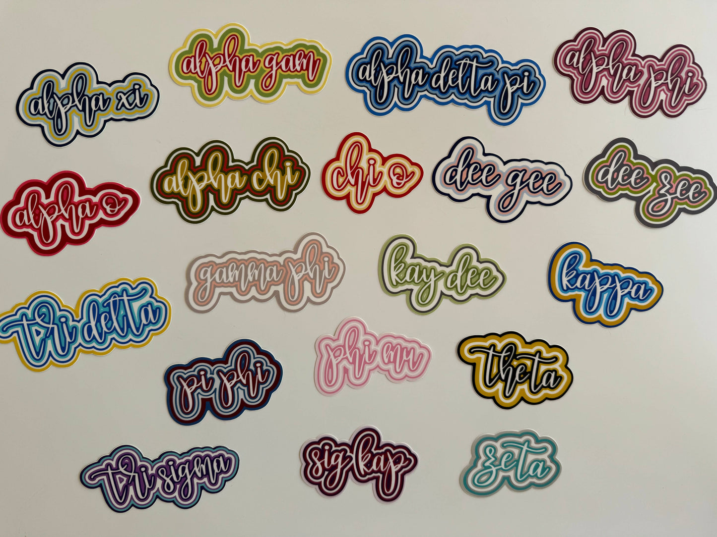 Chi Omega Sorority Decal