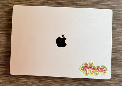 Alpha Gamma Delta Sorority Decal: Name