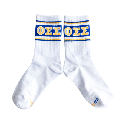 Sorority Socks: DELTA DELTA DELTA