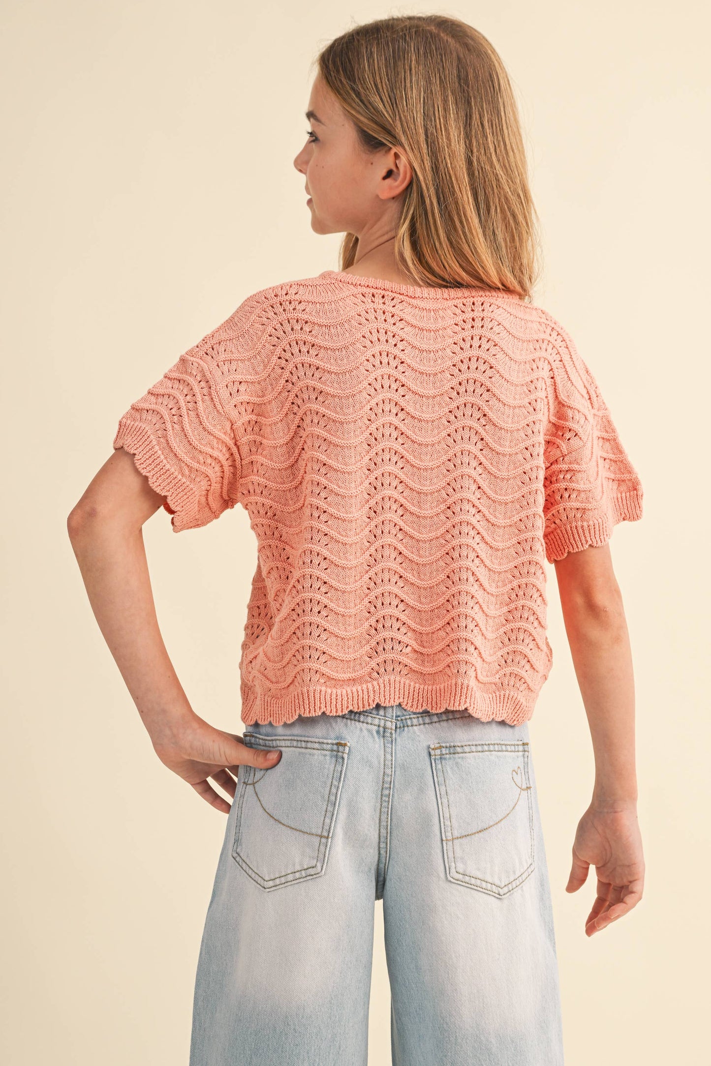 heart and arrow - TWEEN GIRLS KIDS CROCHET