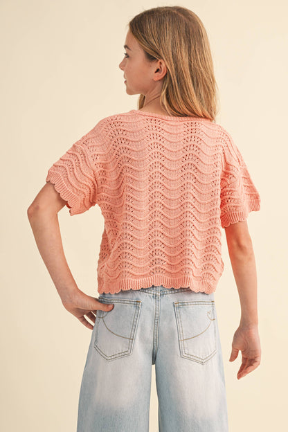 heart and arrow - TWEEN GIRLS KIDS CROCHET