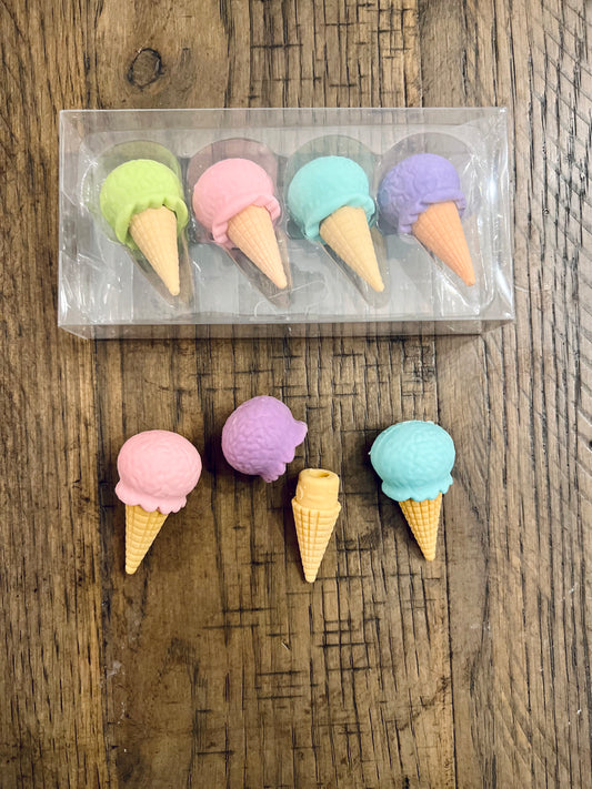 Ice Cream eraser set