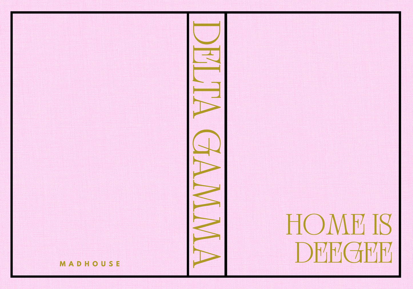 Sorority Keepsake Book Boxes 2026: Alpha Omicron Pi Pink