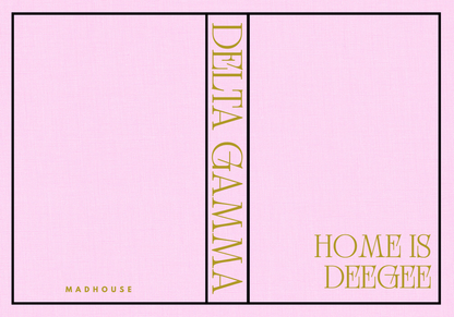 Sorority Keepsake Book Boxes 2026: Alpha Omicron Pi Pink