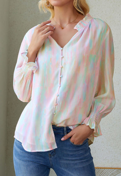 Watercolors blouse