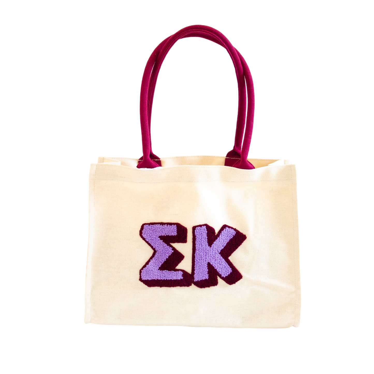 Chenille Sorority Gift Tote: ALPHA OMICRON PI