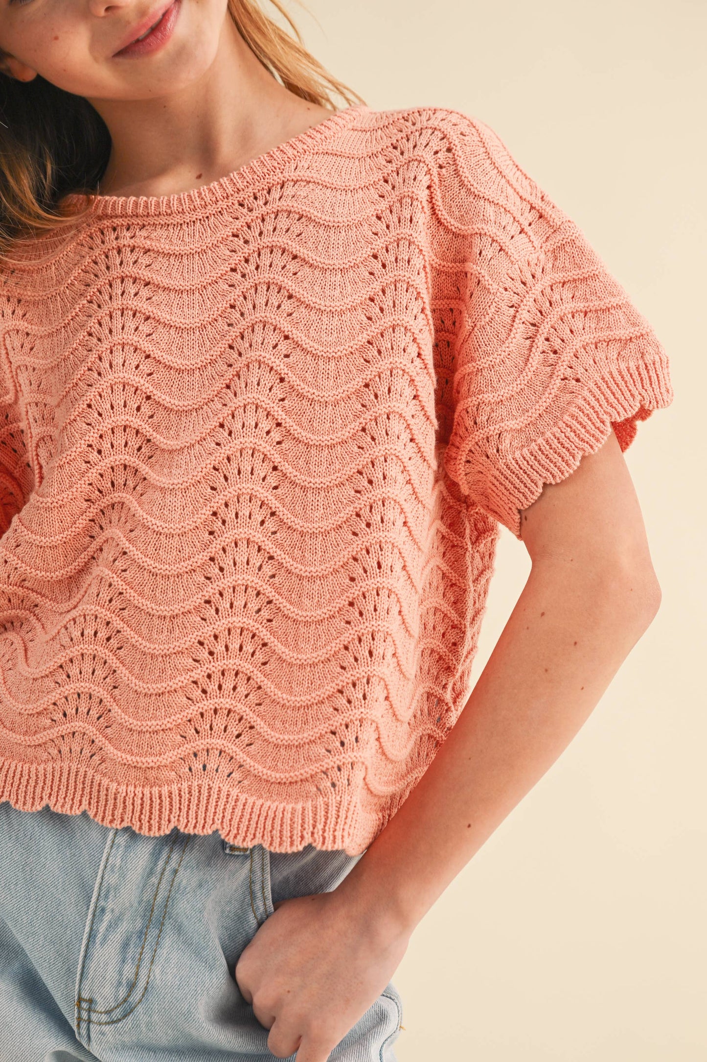 heart and arrow - TWEEN GIRLS KIDS CROCHET