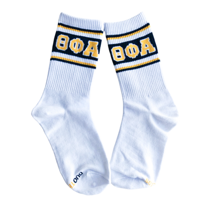 Sorority Socks: DELTA DELTA DELTA