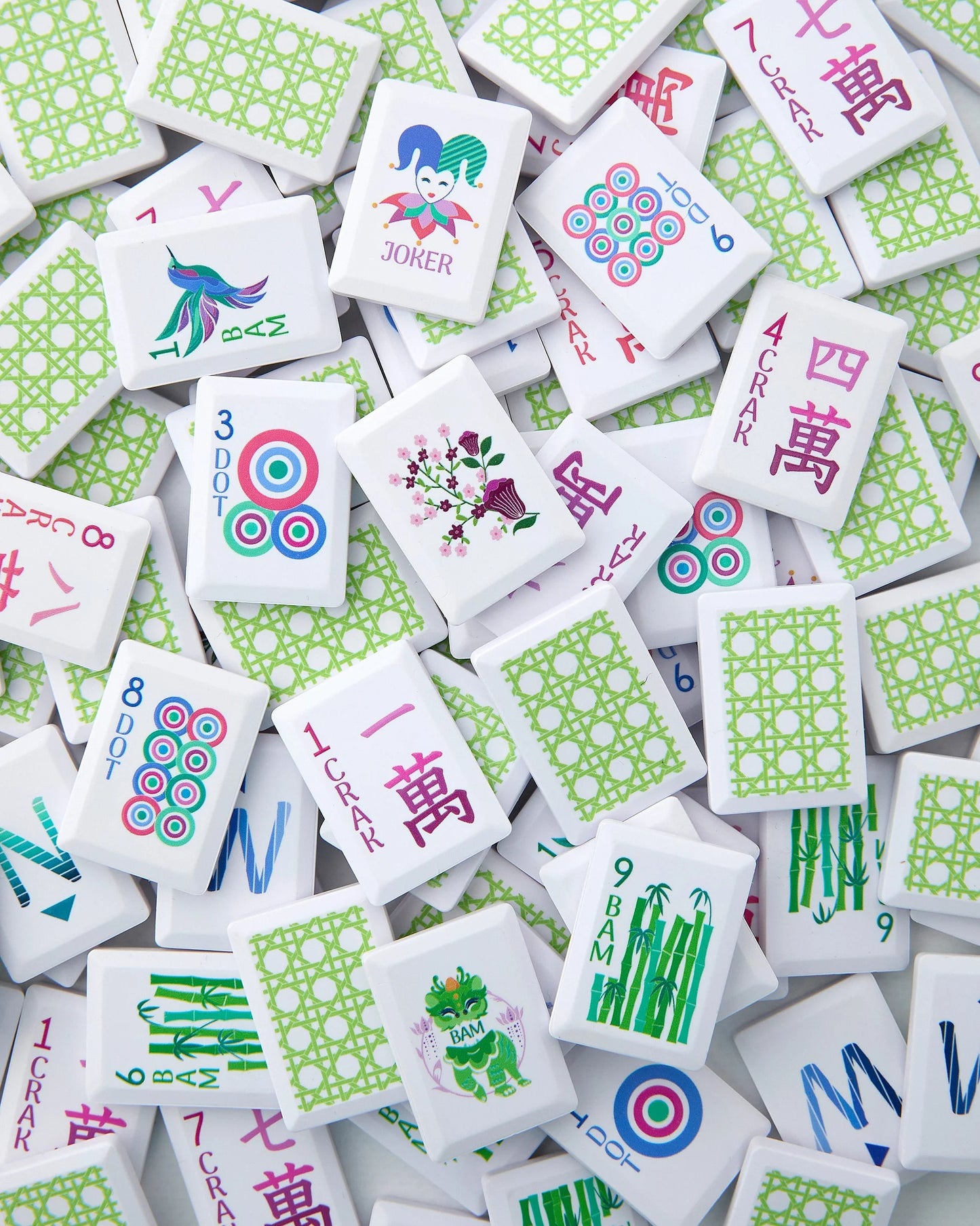 Jardin Debutante Mahjong Tile Set (Made for Kids)