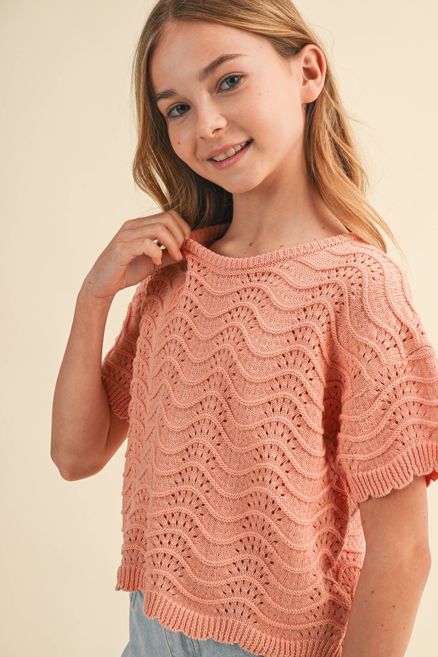 heart and arrow - TWEEN GIRLS KIDS CROCHET