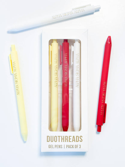 Lettered Luxe Sorority Pens: ALPHA GAMMA DELTA