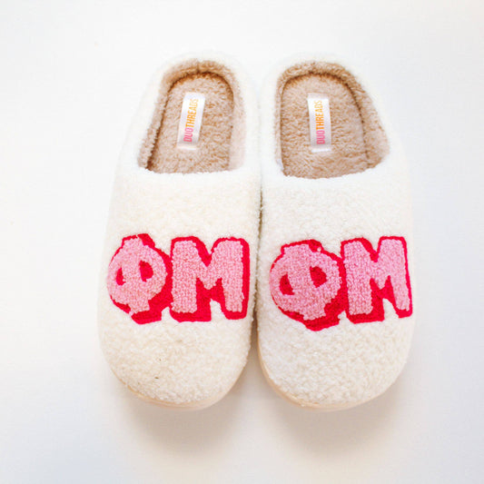 Phi Mu Sorority Slipper Set : S/M