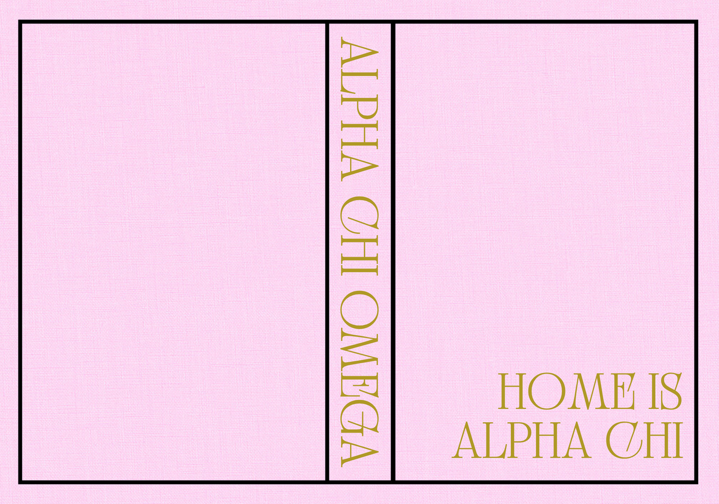 Sorority Keepsake Book Boxes 2026: Alpha Omicron Pi Pink