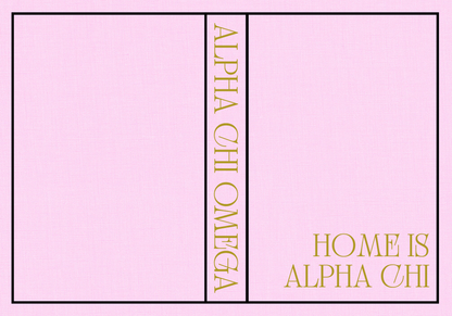 Sorority Keepsake Book Boxes 2026: Alpha Omicron Pi Pink