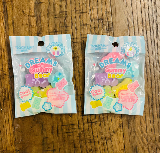 Gummy Bear Eraser Pack