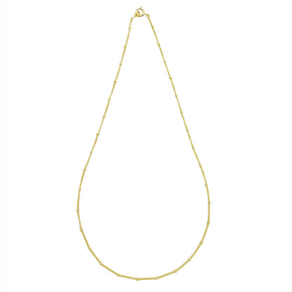 18k Gold Filled 1mm Satellite Chain Available in 16"