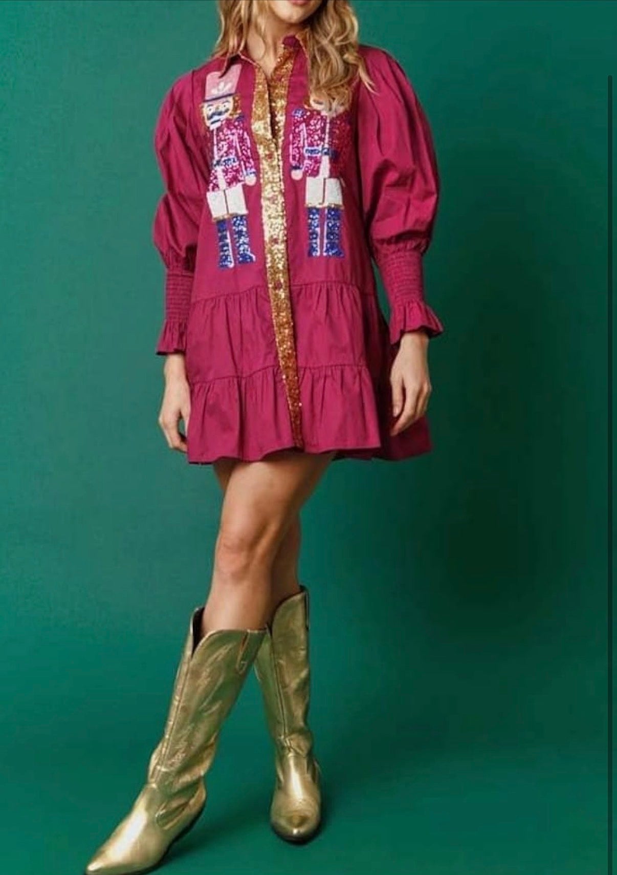Sequins Nutcracker Christmas dress