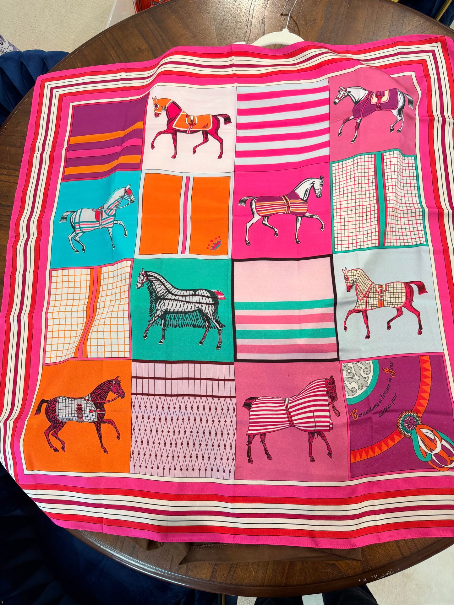 Mulberry Collective - Magenta Stallion scarf