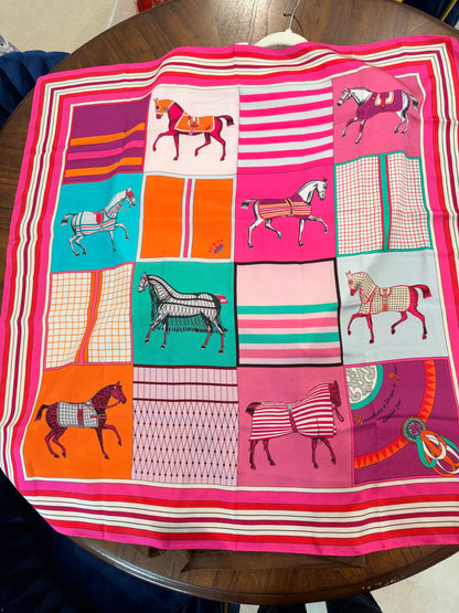 Mulberry Collective - Magenta Stallion scarf