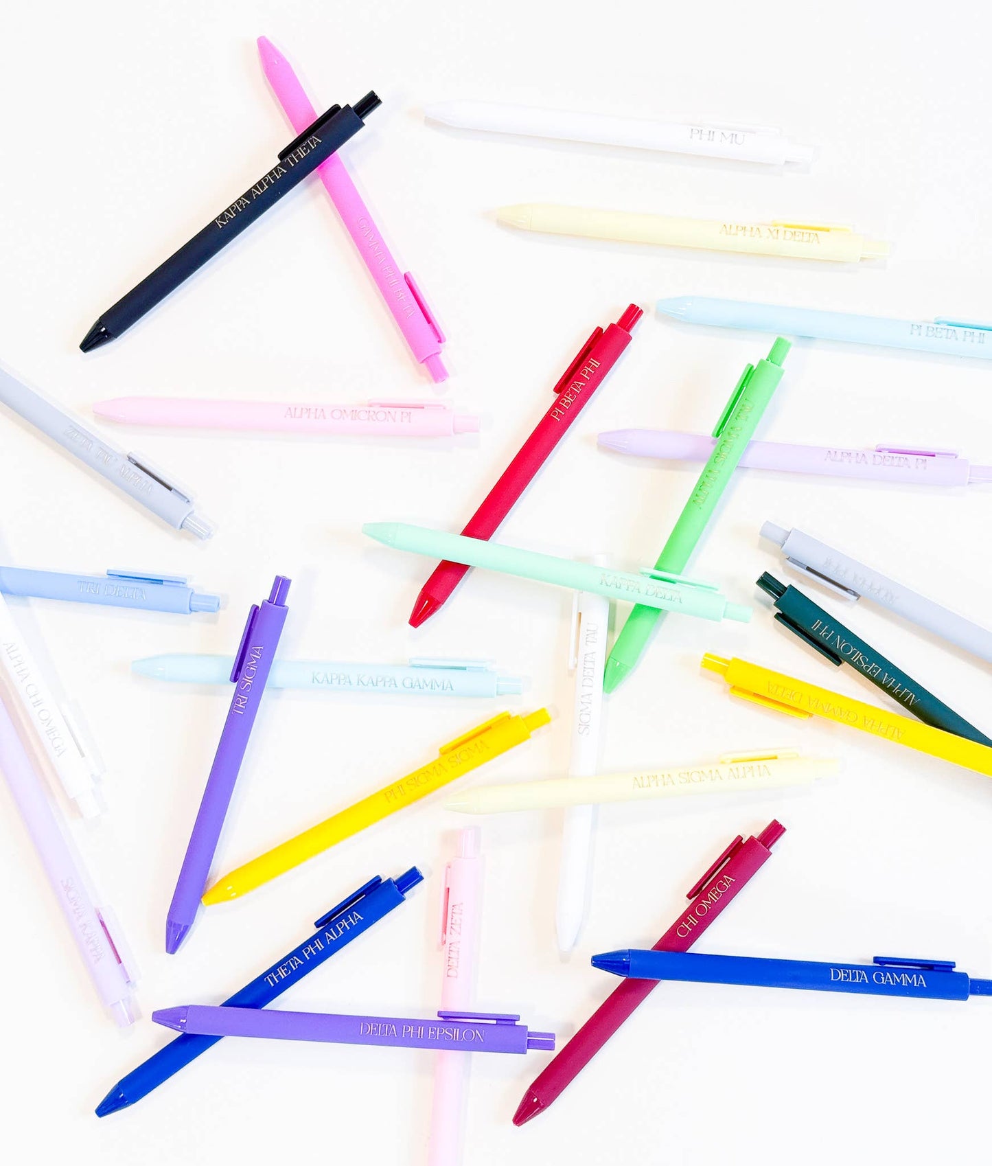 Lettered Luxe Sorority Pens: ALPHA GAMMA DELTA