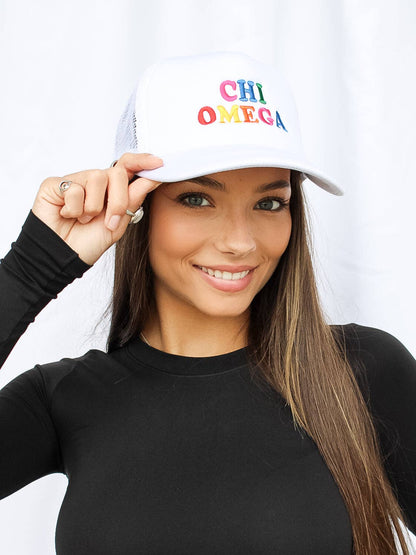 Sorority Fun Times Trucker Hat: PHI MU