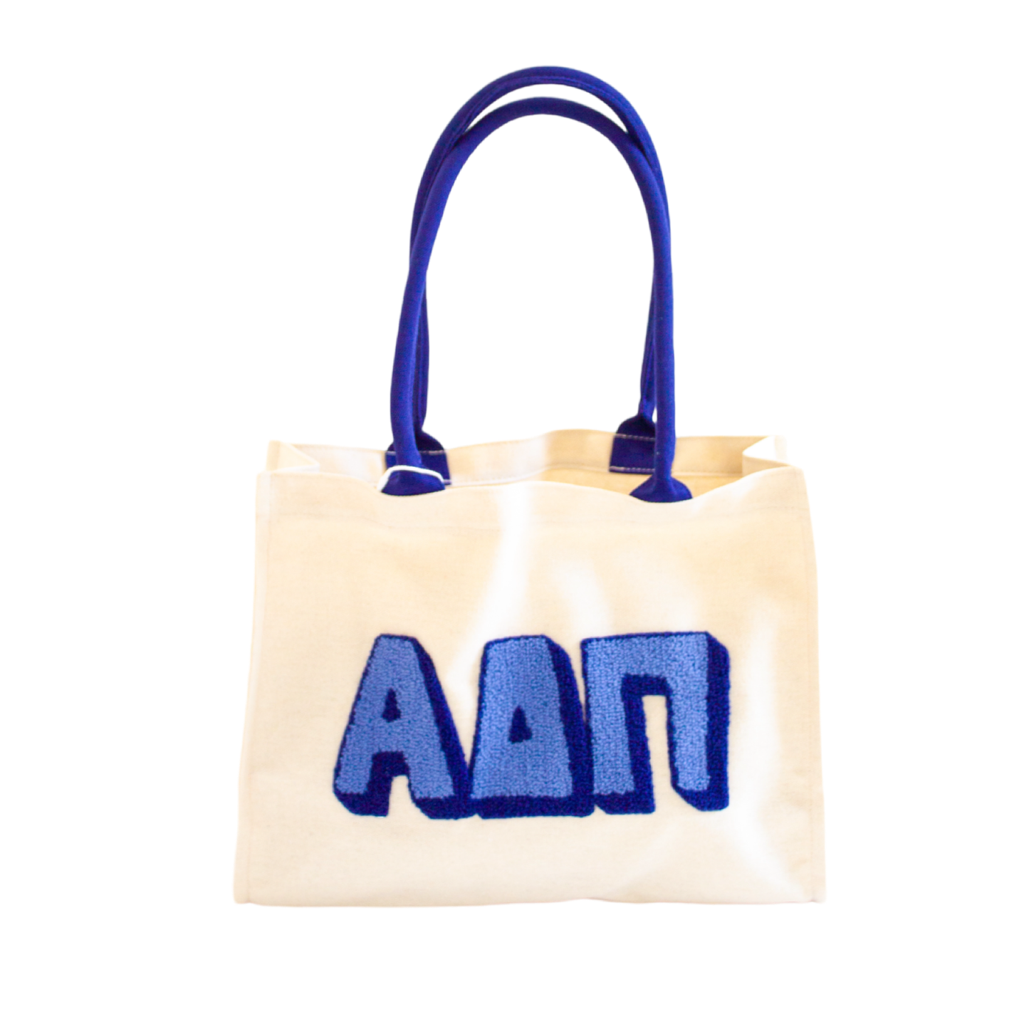 Chenille Sorority Gift Tote: ALPHA OMICRON PI