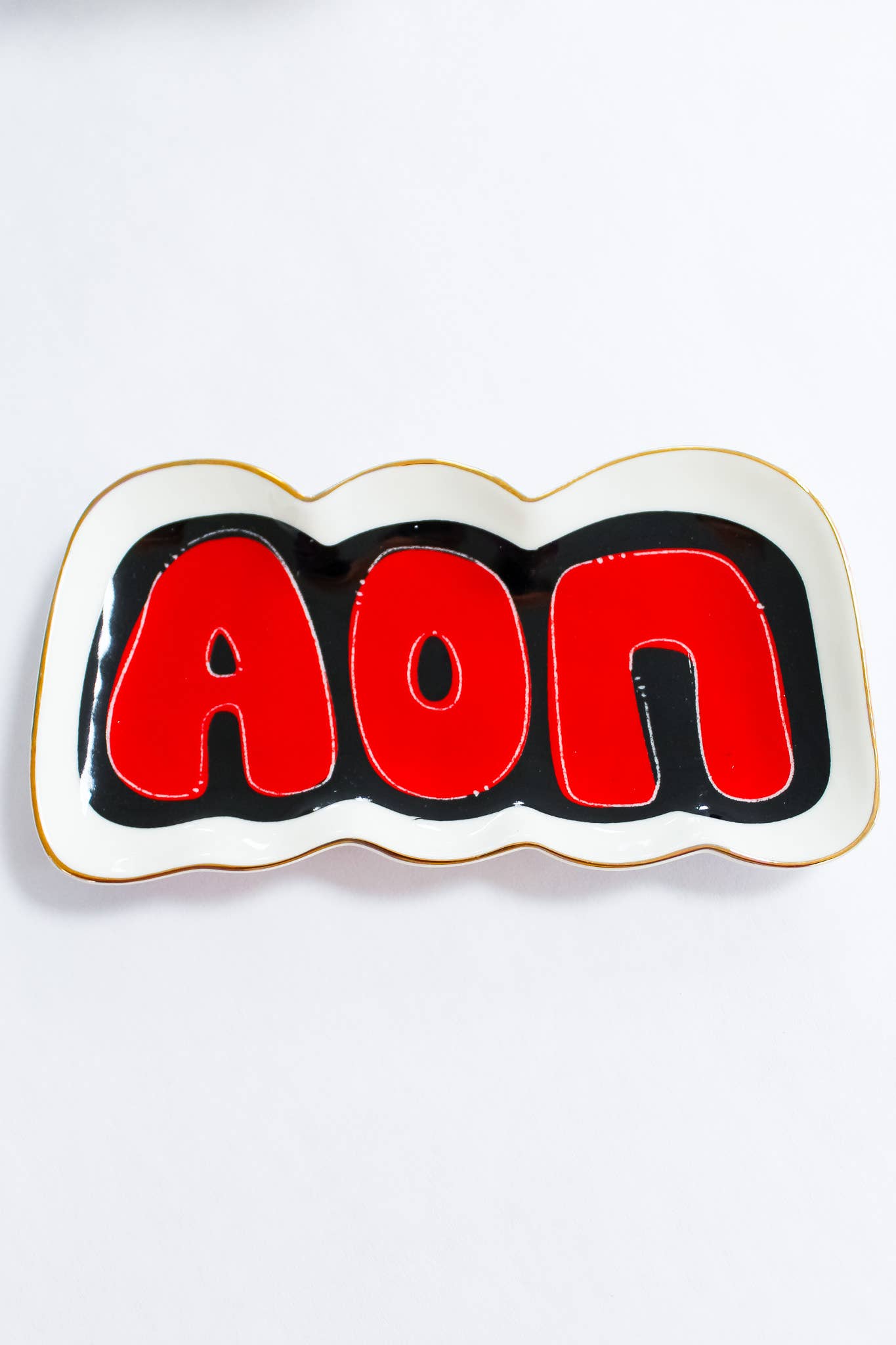 Alpha Omicron Pi Sorority Trinket Tray