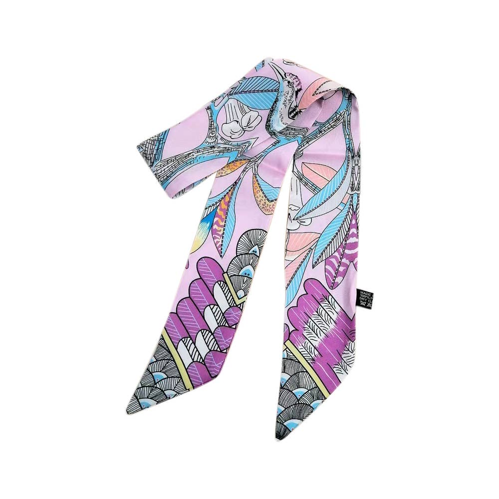 Pink Bandana Scarf Necklace (scarf only)