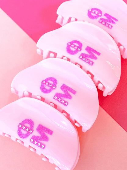 Girl On the Go Hair Claw Sorority Clip: ALPHA OMICRON PI