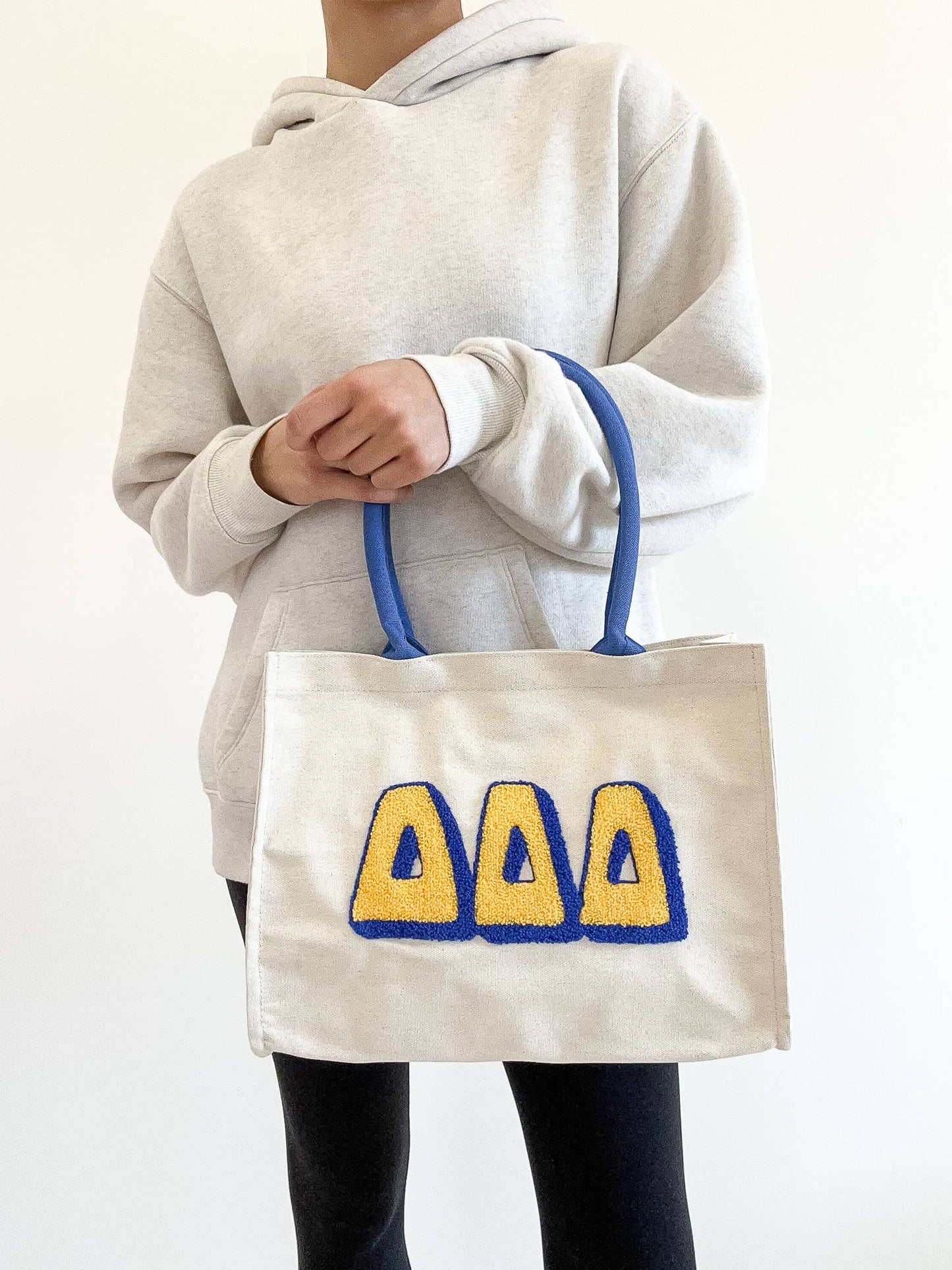 Delta Delta Delta Chenille Sorority Gift Tote