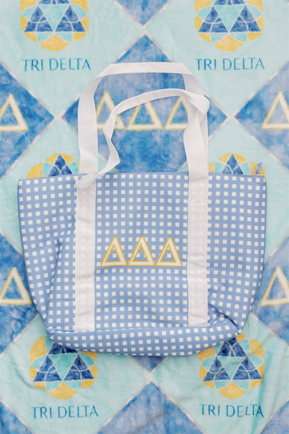 Delta Delta Delta (Tri Delta) Tote Bag, Sorority
