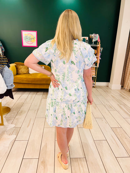 The Claire dress - blue