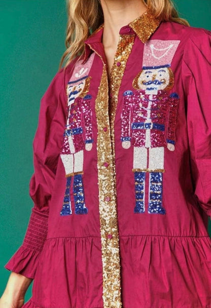 Sequins Nutcracker Christmas dress