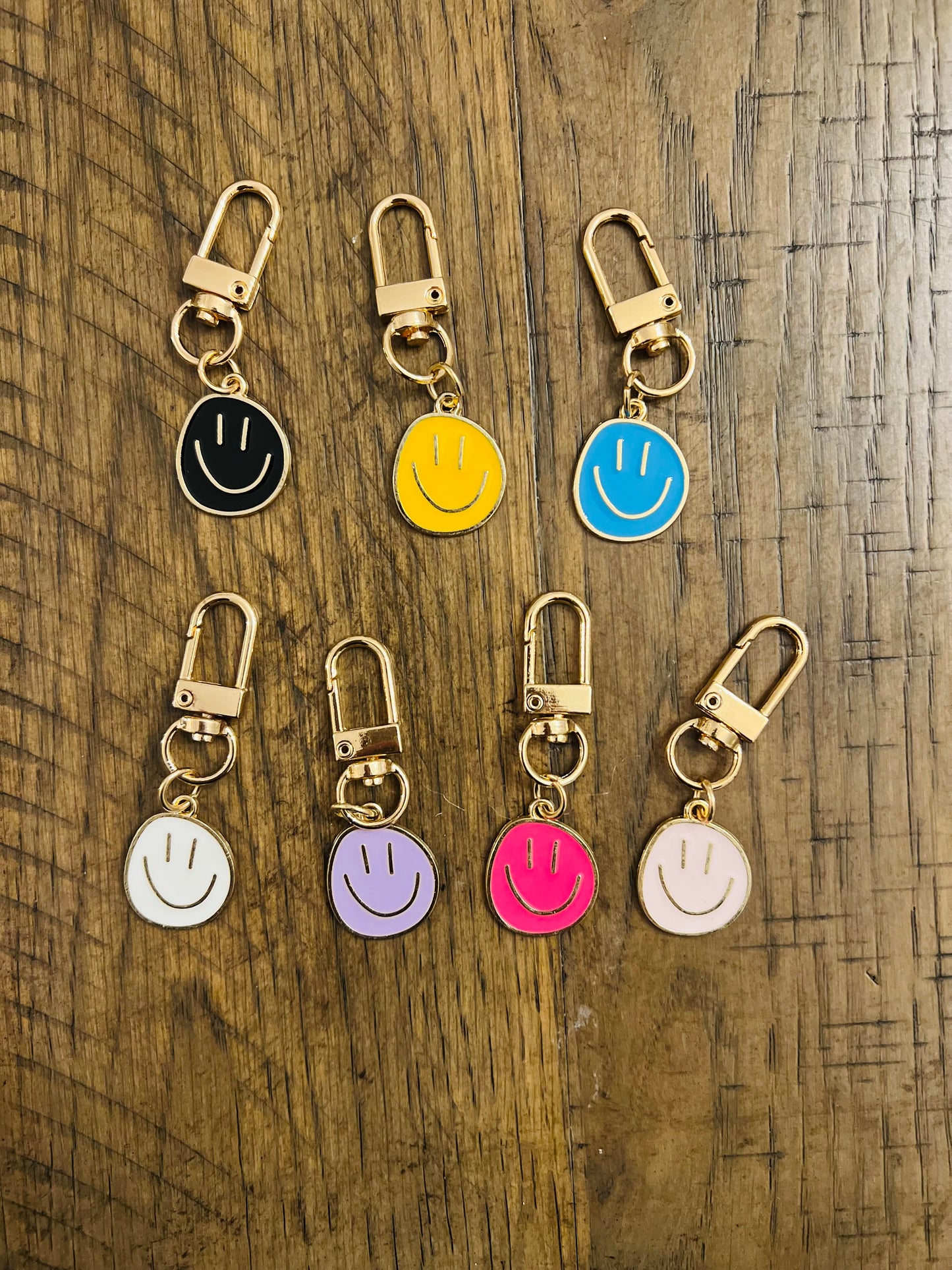 Smiley Face Keychain