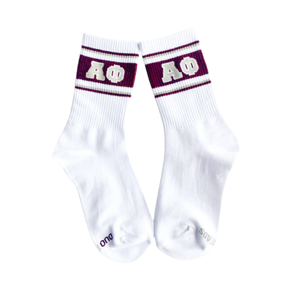 Sorority Socks: DELTA DELTA DELTA