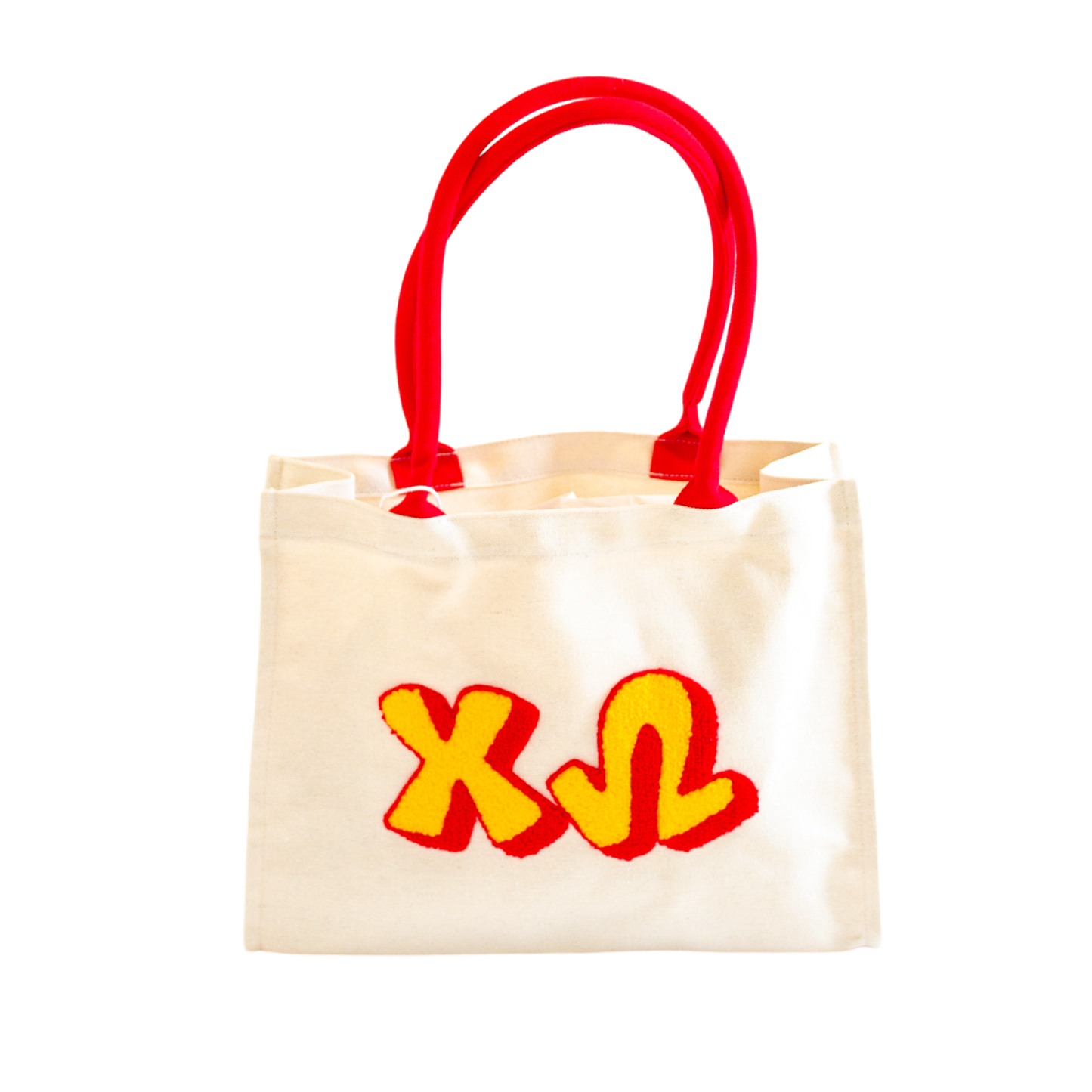 Chenille Sorority Gift Tote: ALPHA OMICRON PI