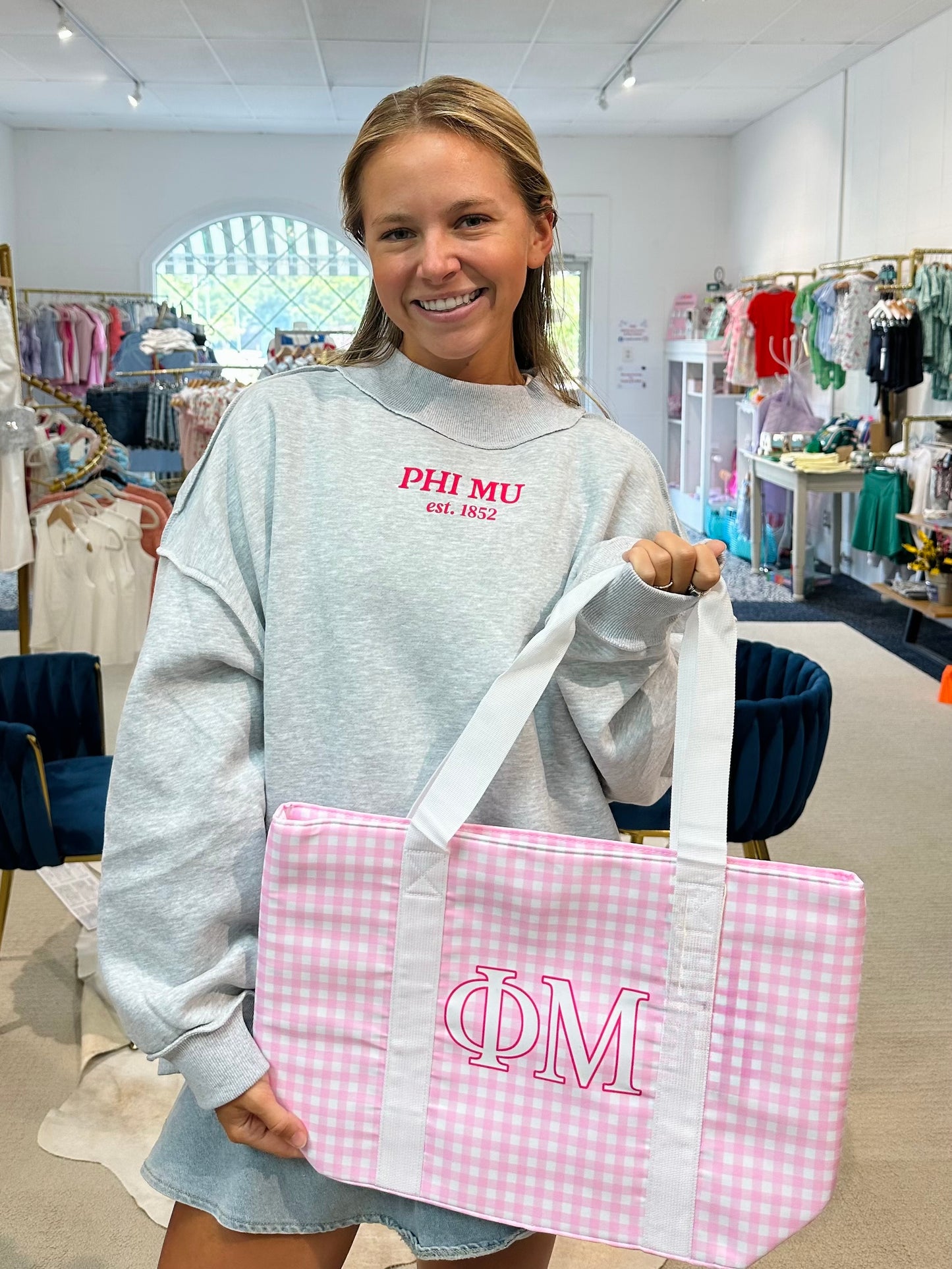 Phi Mu Tote Bag, Sorority